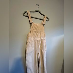 Y2K ‘yellow-ish’ corduroy overalls